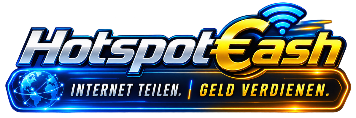 HotspotCash – Internet teilen. Geld verdienen.